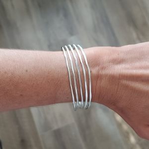 Stella & Dot silver cuff